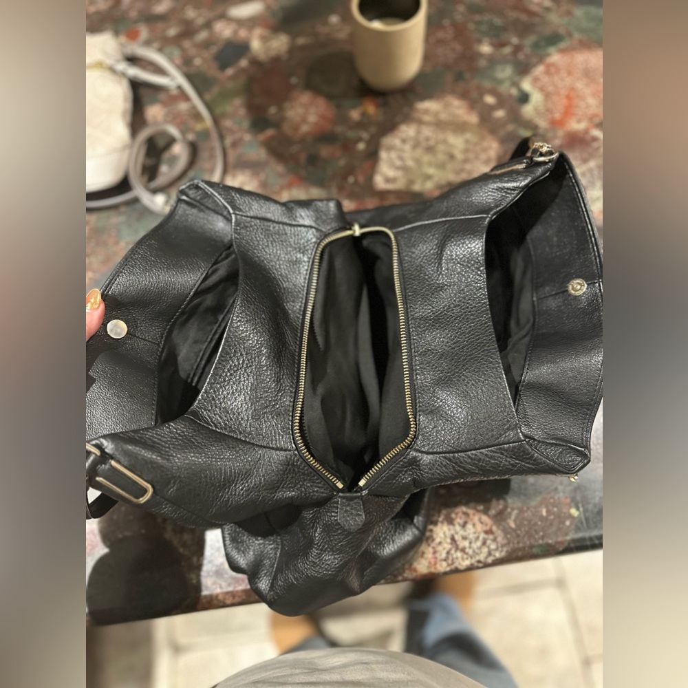 Coach Edie Black Shoulder Bag, good condition!